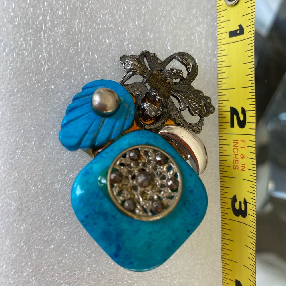 Clip On Boho Statement Earrings - image 2